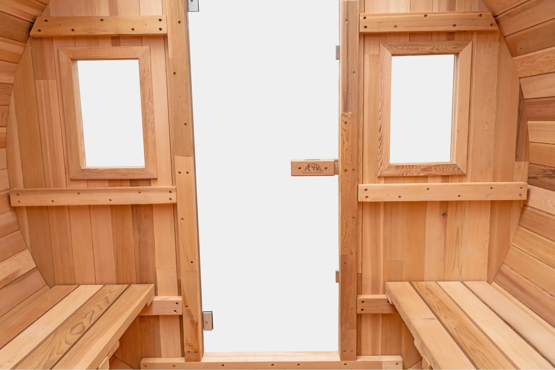 10 FT Red Cedar Barrel Sauna with Porch - 6-8 Person - Image 16