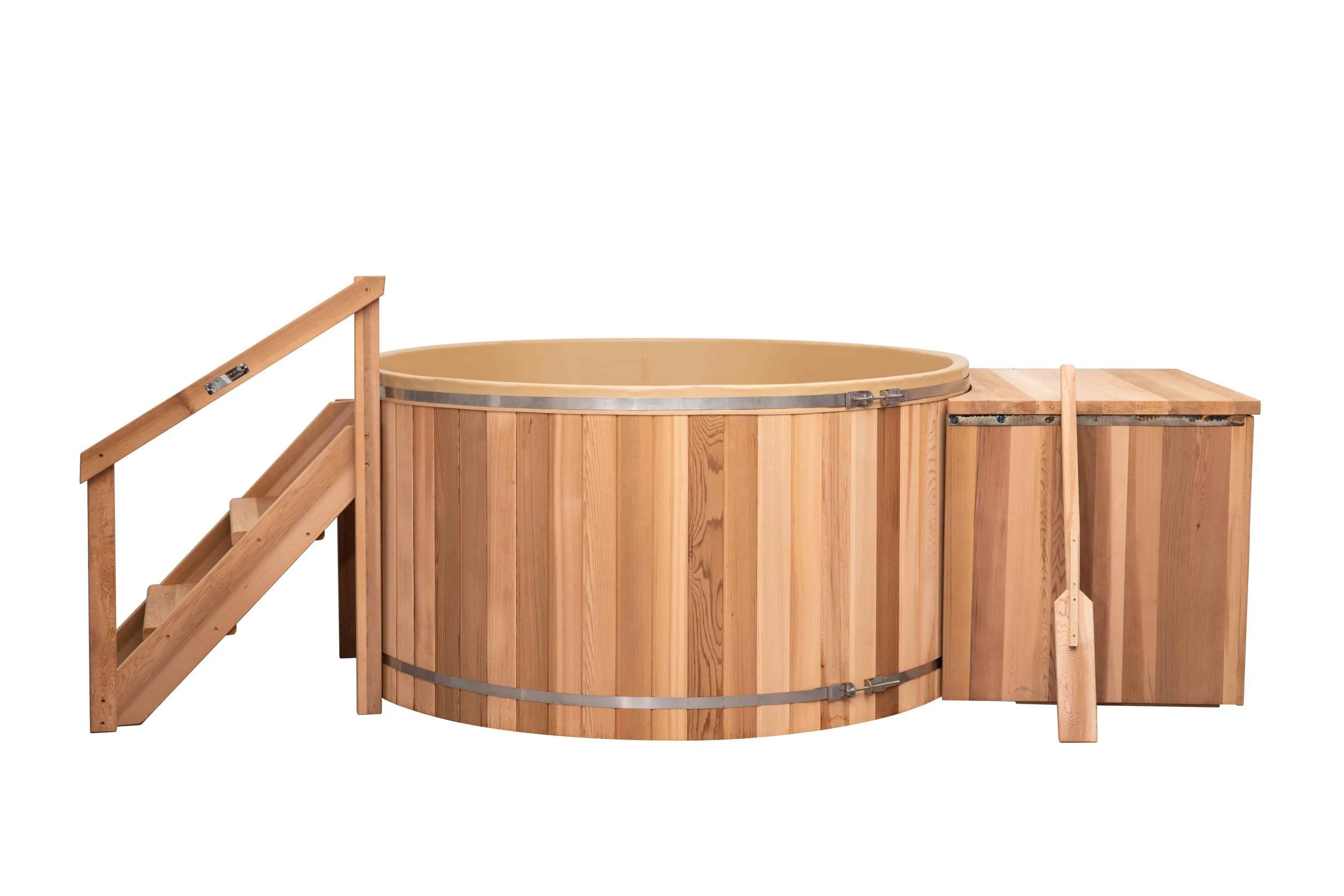 Classic Cedar Hot Tub - Electric  Heater  5'W X 4'H (4 Person Deep) - Image 4
