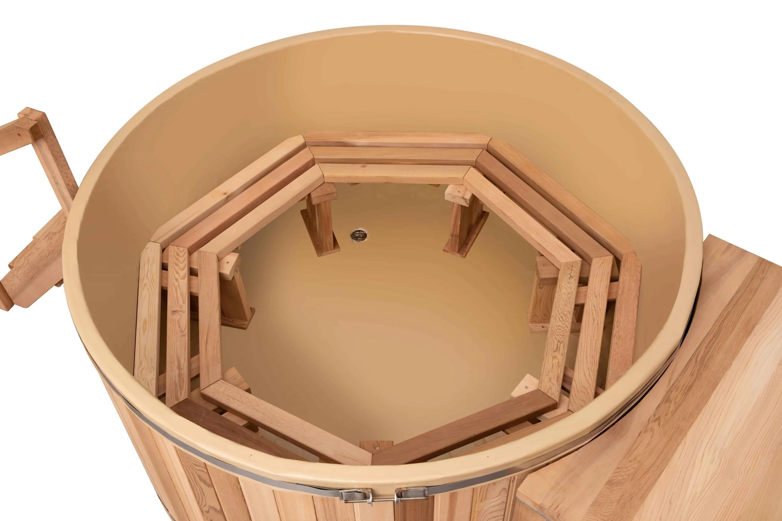 Classic Cedar Hot Tub - Electric  Heater  5'W X 4'H (4 Person Deep) - Image 6