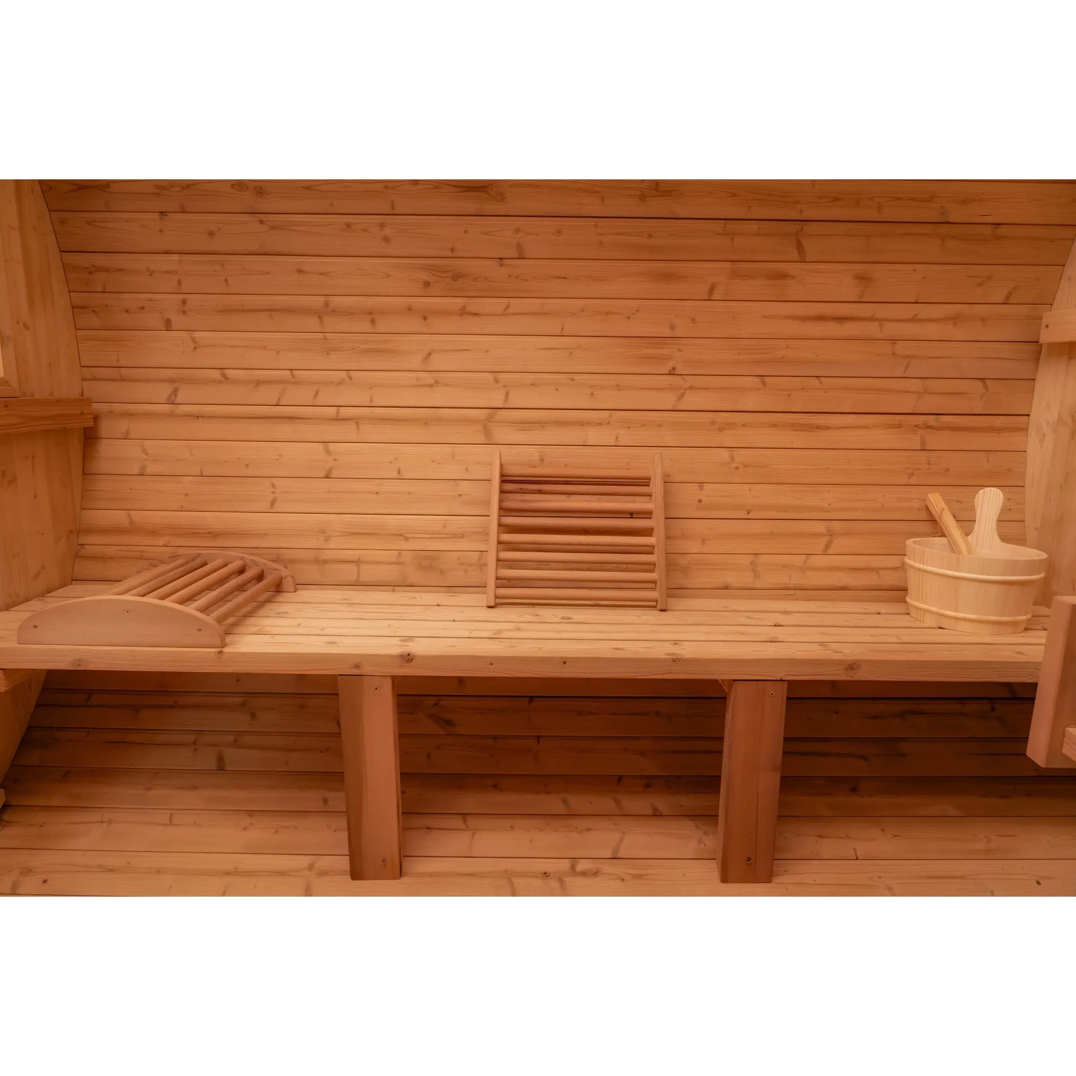 6 FT Classic Thermowood Barrel Sauna  - 4-6 Person - Image 10