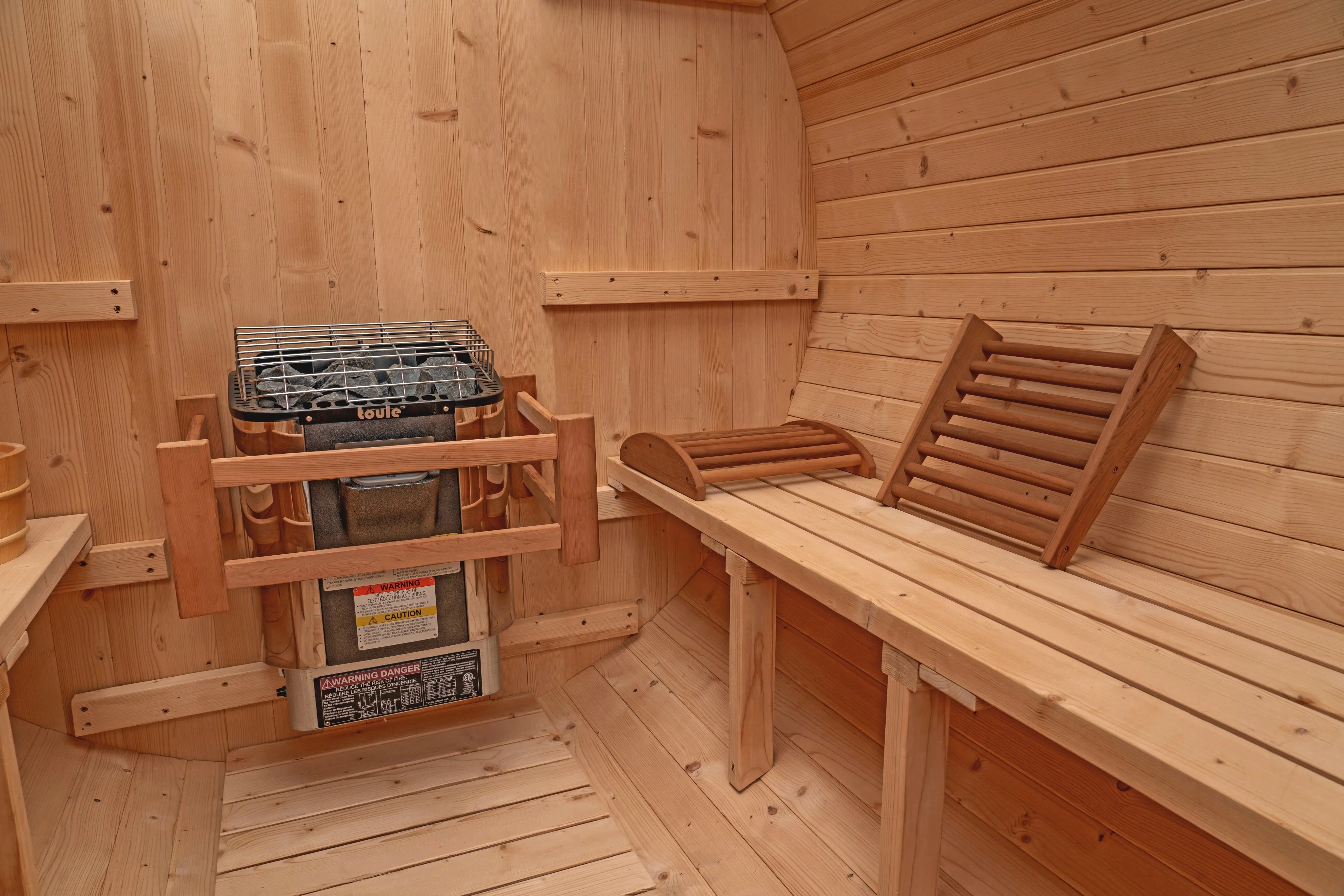 6 FT Classic Thermowood Barrel Sauna  - 4-6 Person - Image 25