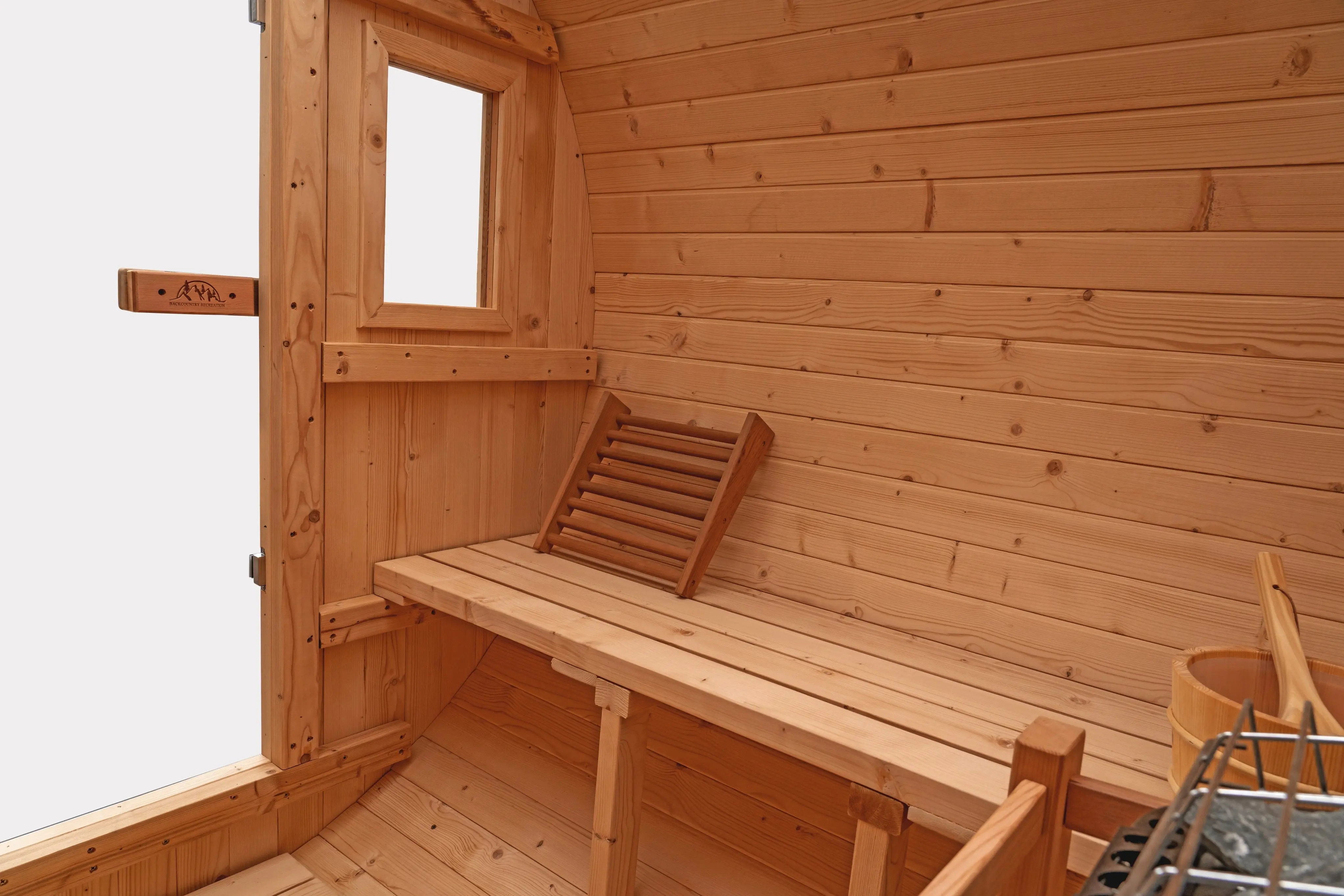 6 FT Classic Thermowood Barrel Sauna  - 4-6 Person - Image 28