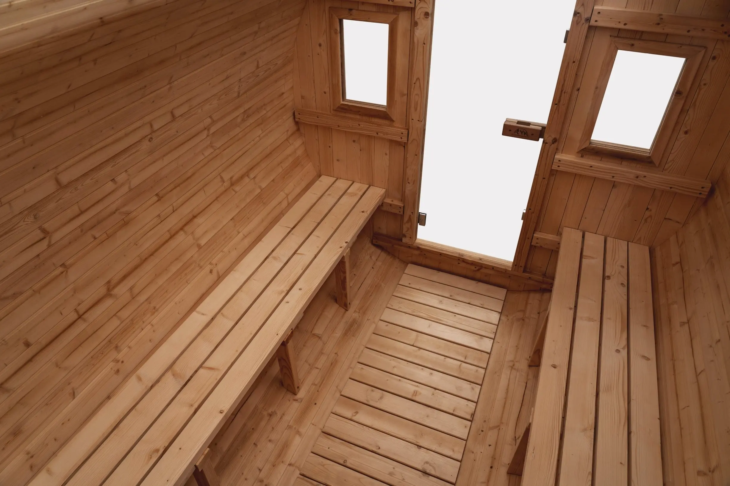 8 FT Classic Thermowood Barrel Sauna - 6-8 Person - Image 10