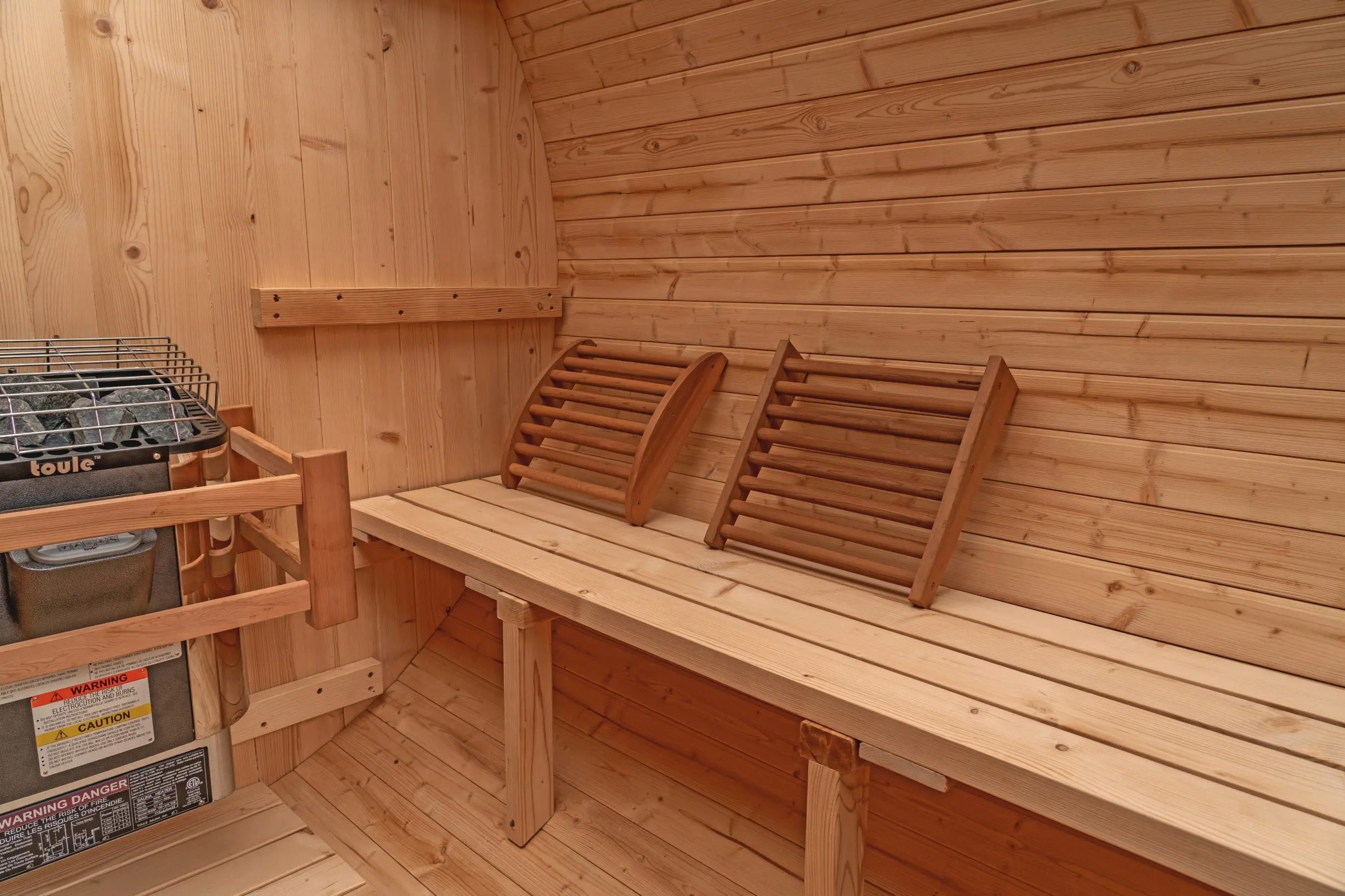 8 FT Classic Thermowood Barrel Sauna - 6-8 Person - Image 13