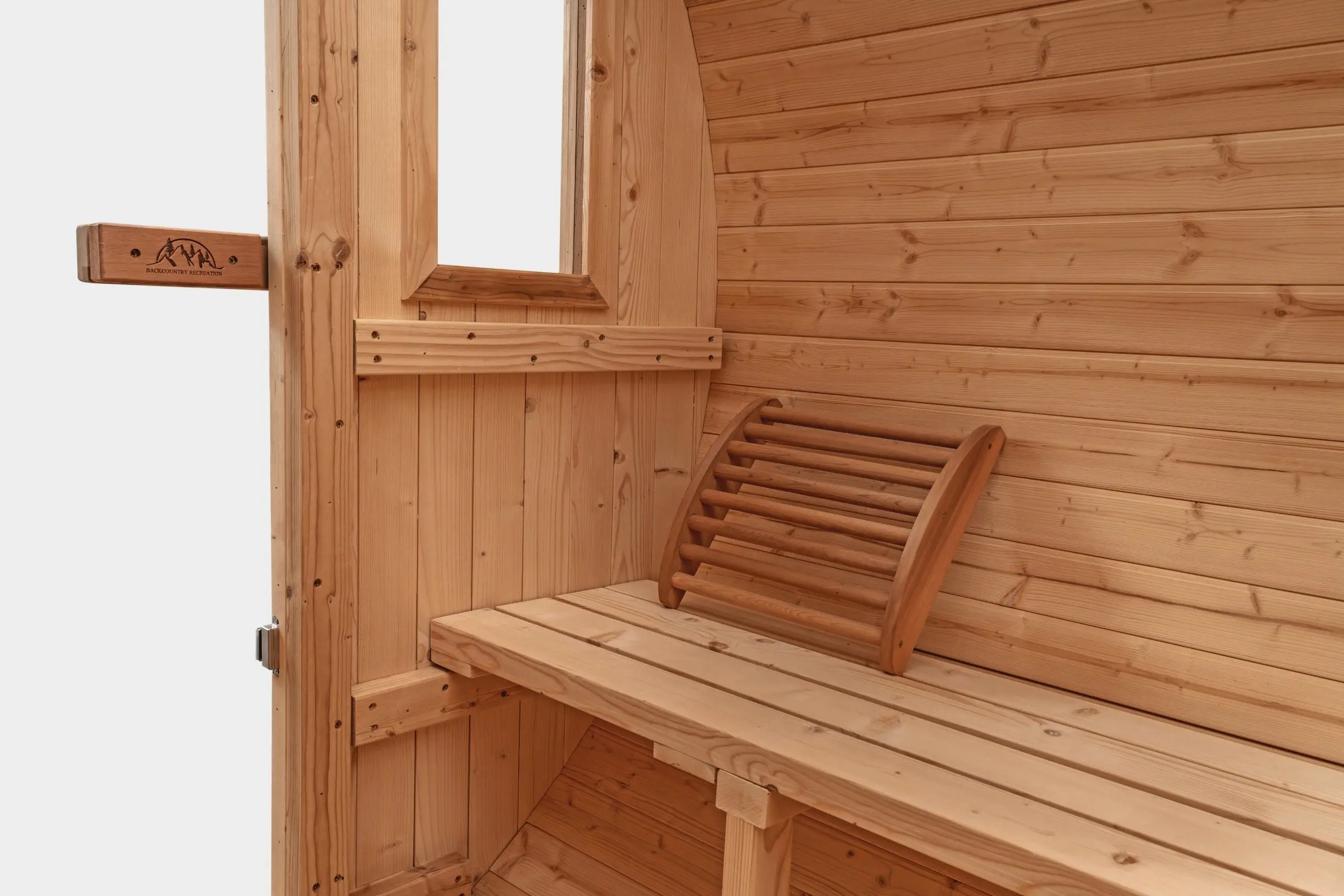 8 FT Classic Thermowood Barrel Sauna - 6-8 Person - Image 16