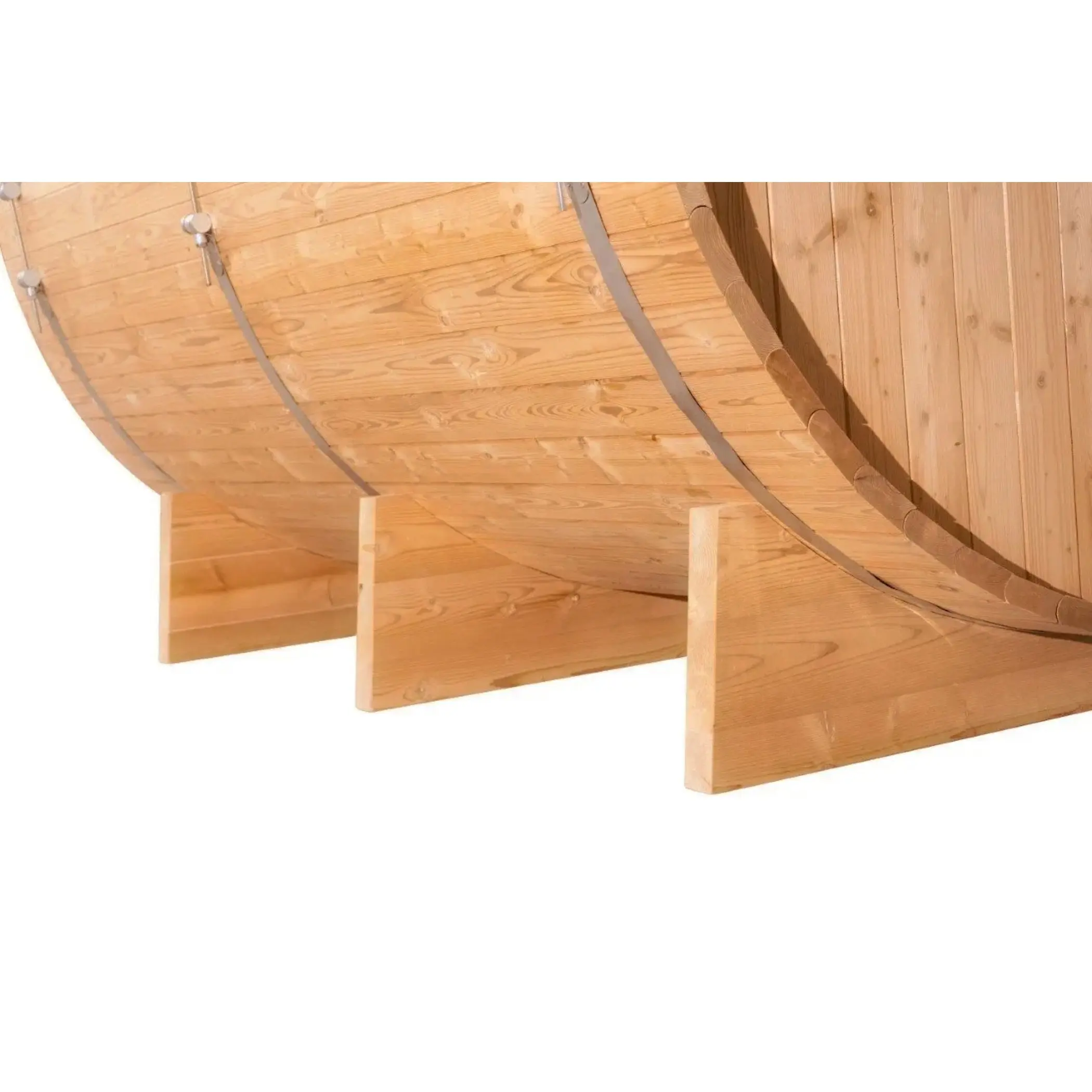 8 FT Classic Thermowood Barrel Sauna with Porch - 4-6 Person - Image 14