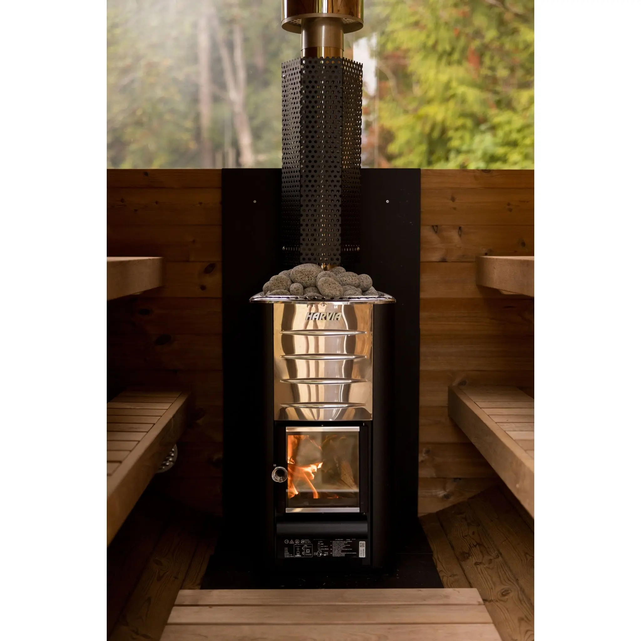 8 FT Thermowood Scenic View Barrel Sauna - 6 Person (Extra Wide) - Image 10