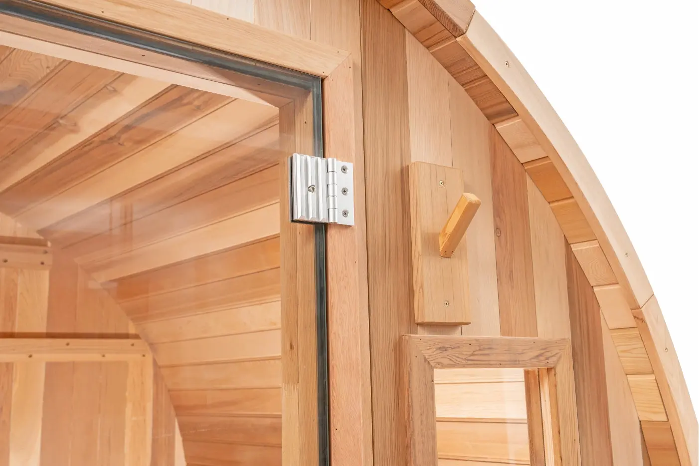 6 FT Classic Red Cedar Barrel Sauna - 4-6 Person - Image 14