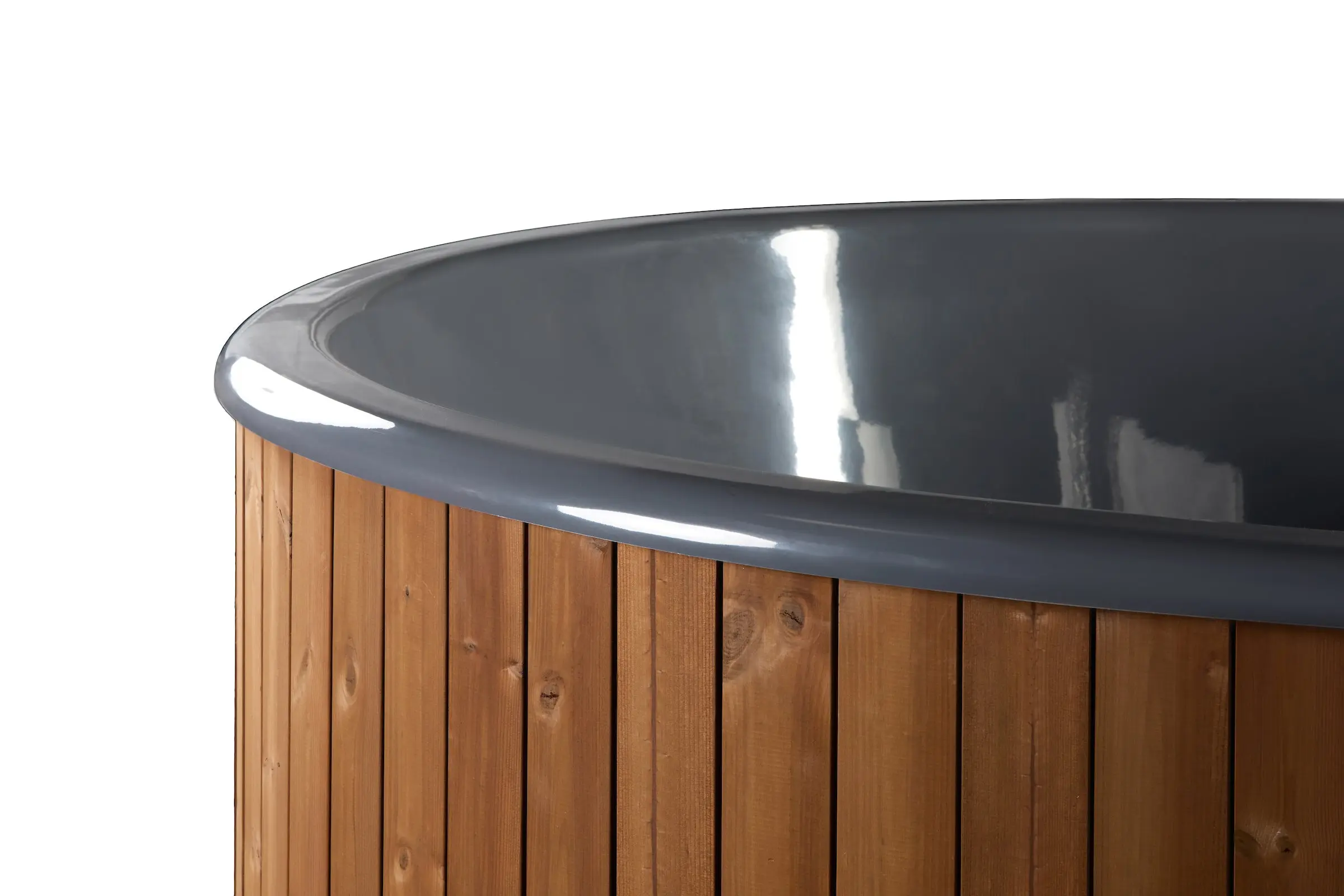 Deluxe Wood Fired Hot Tub With Liner - Image 5