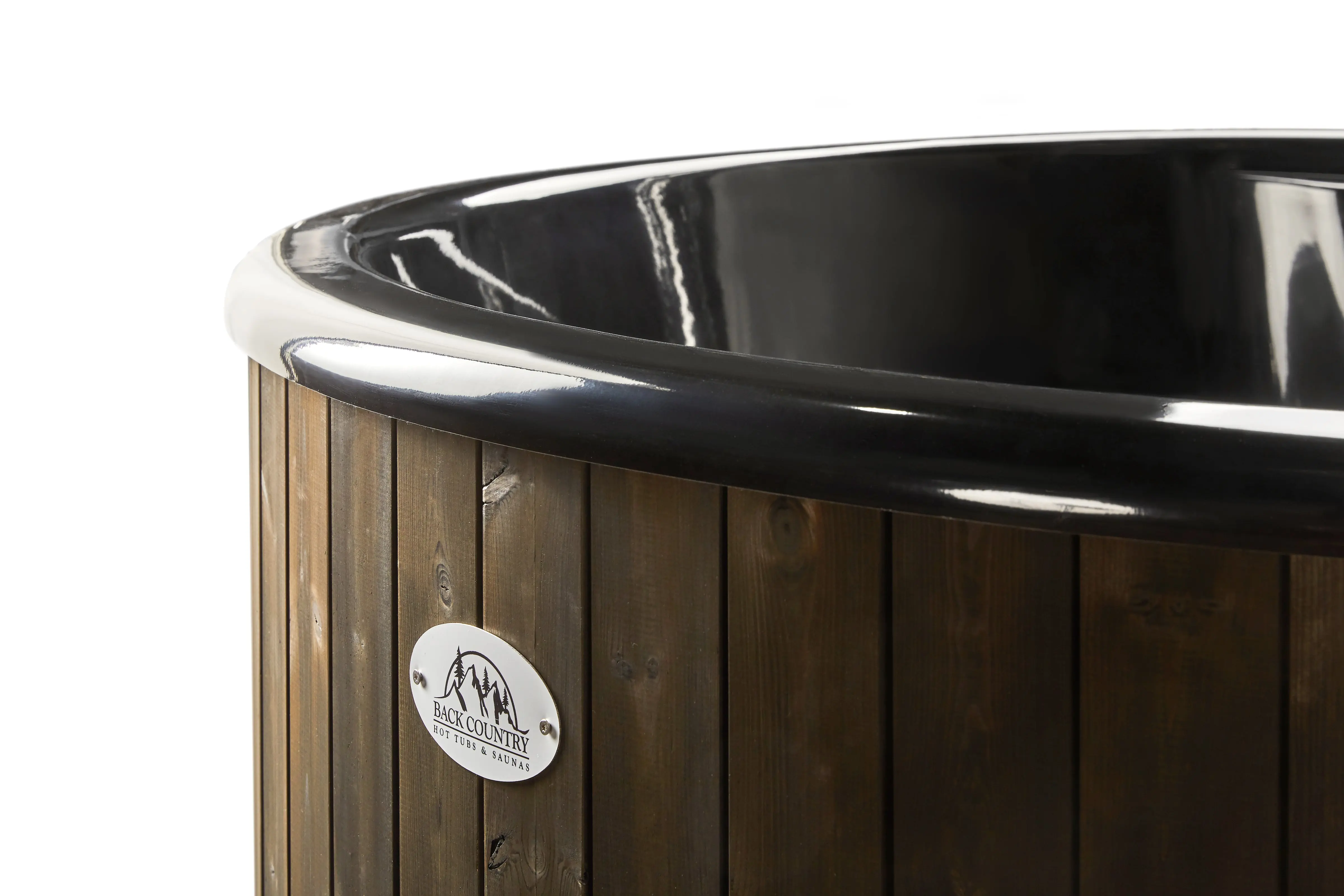 Deluxe Wood Fired Hot Tub With Liner - Limited Black Edition - Image 7