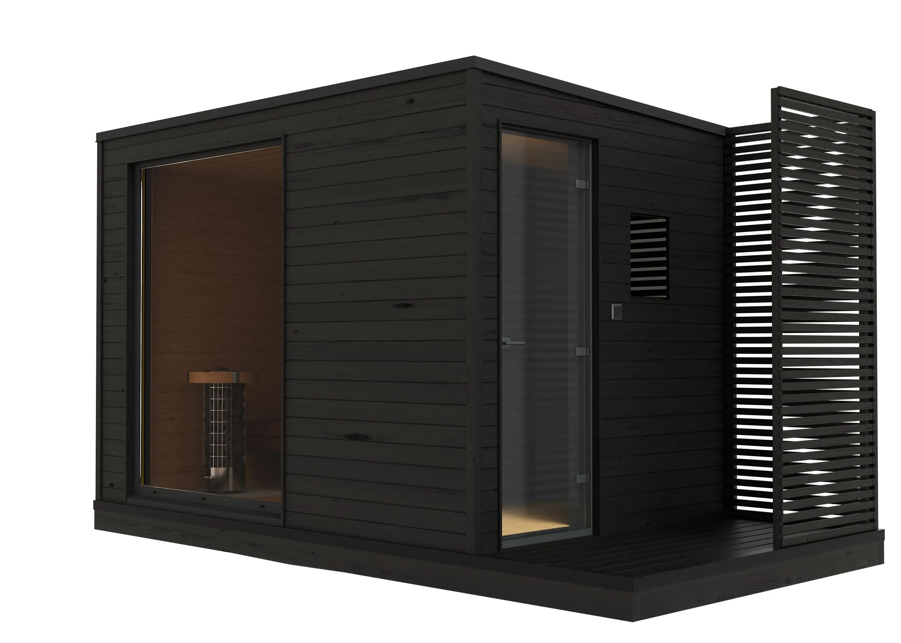 Kuutio XL w/ change room - Luxury Modern Sauna - Image 10