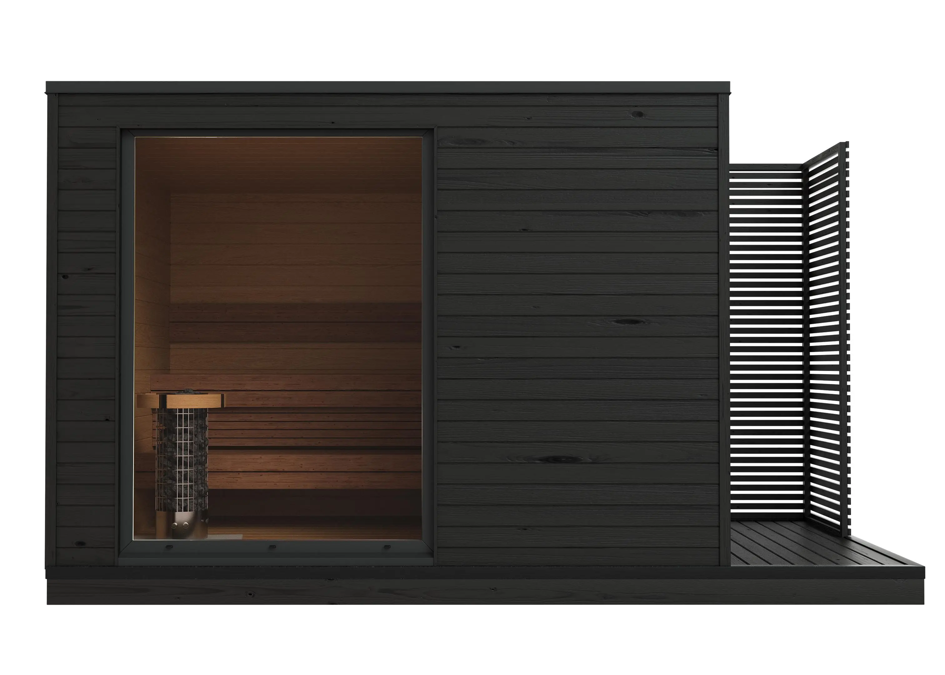 Kuutio XL w/ change room - Luxury Modern Sauna - Image 12