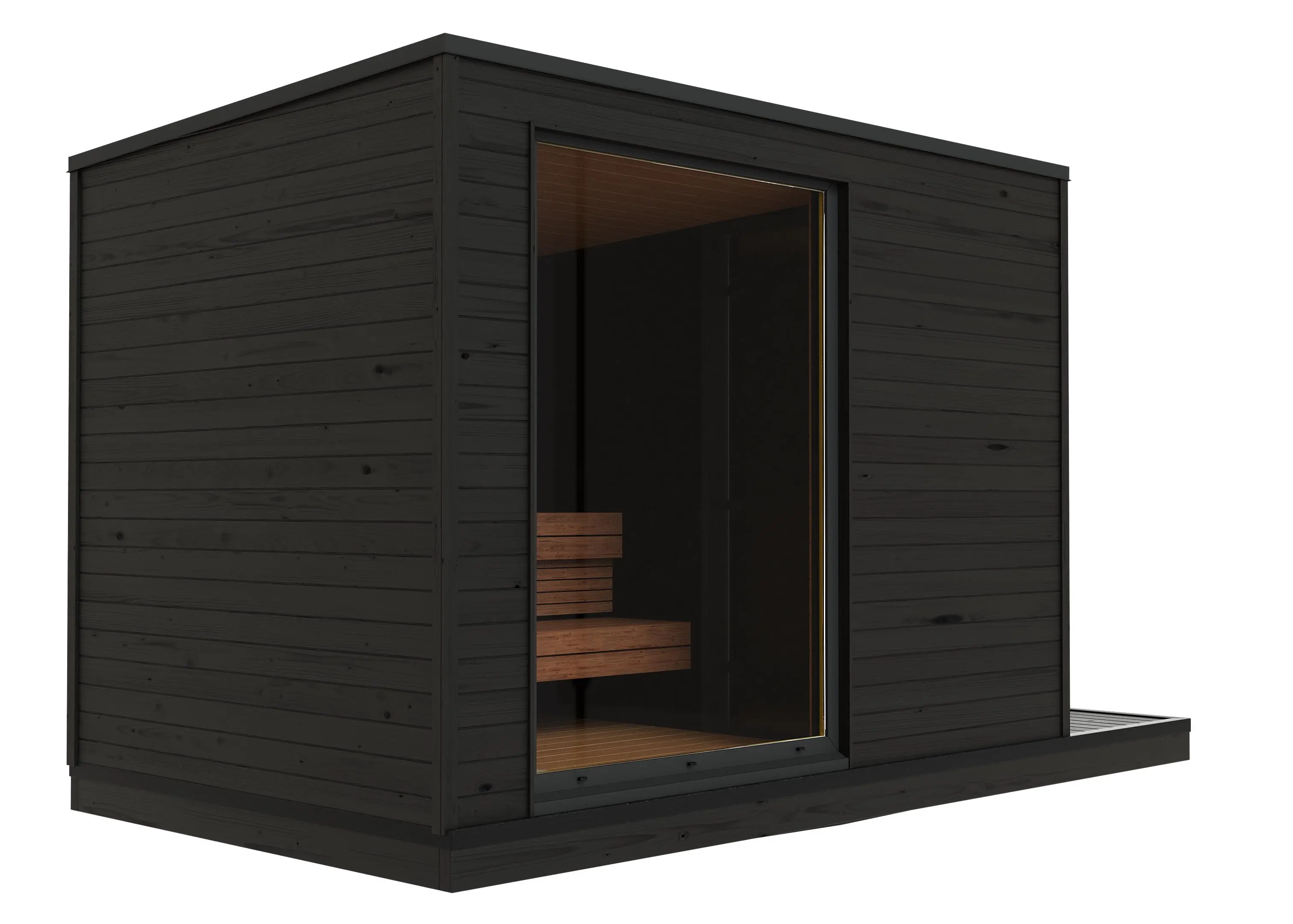 Kuutio XL w/ change room - Luxury Modern Sauna - Image 25