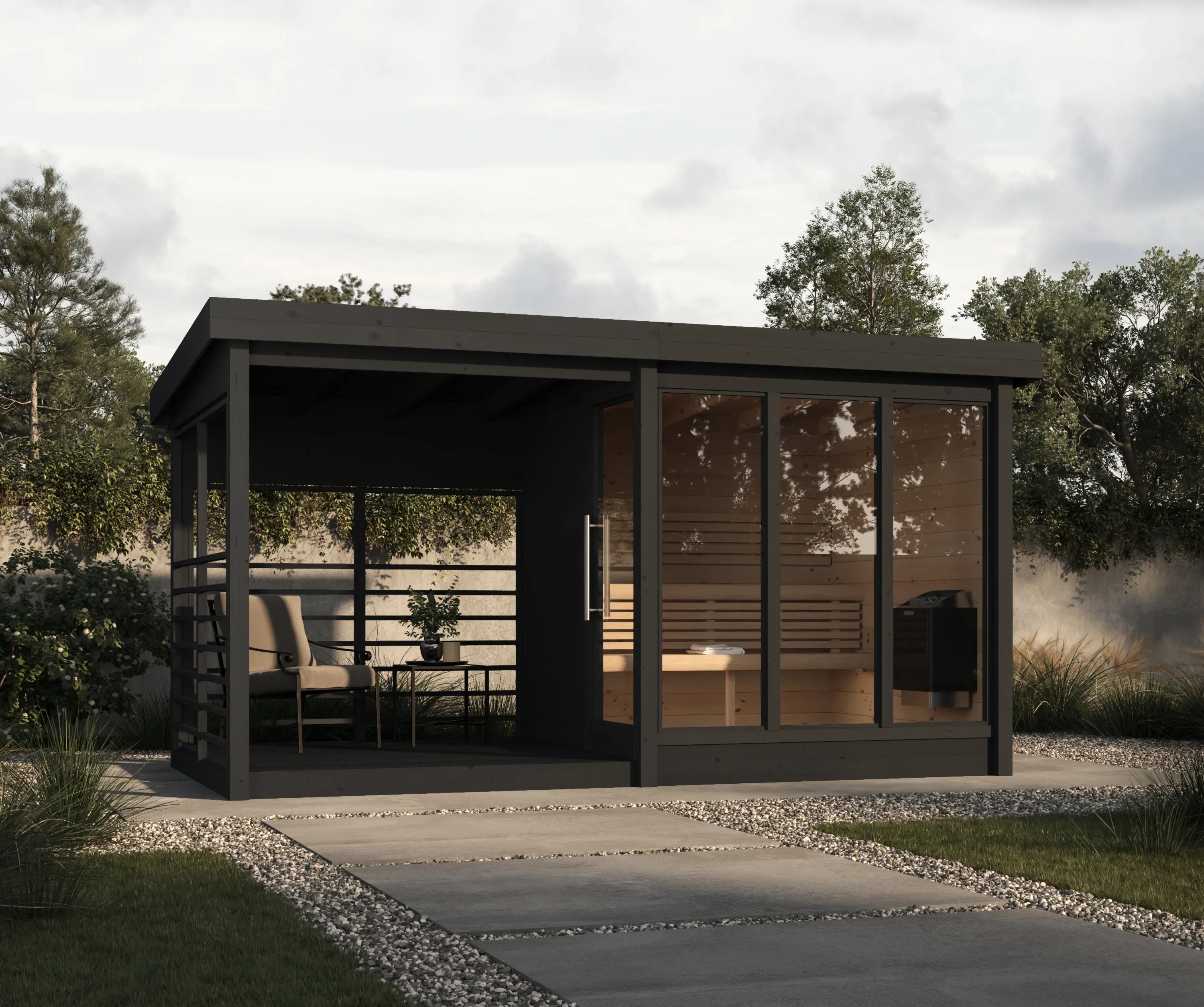 Terassi - Modern Sauna - Image 4