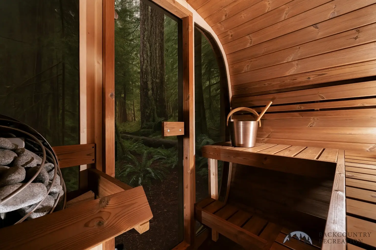 Valhalla Mini - Modern Outdoor Sauna - Image 3